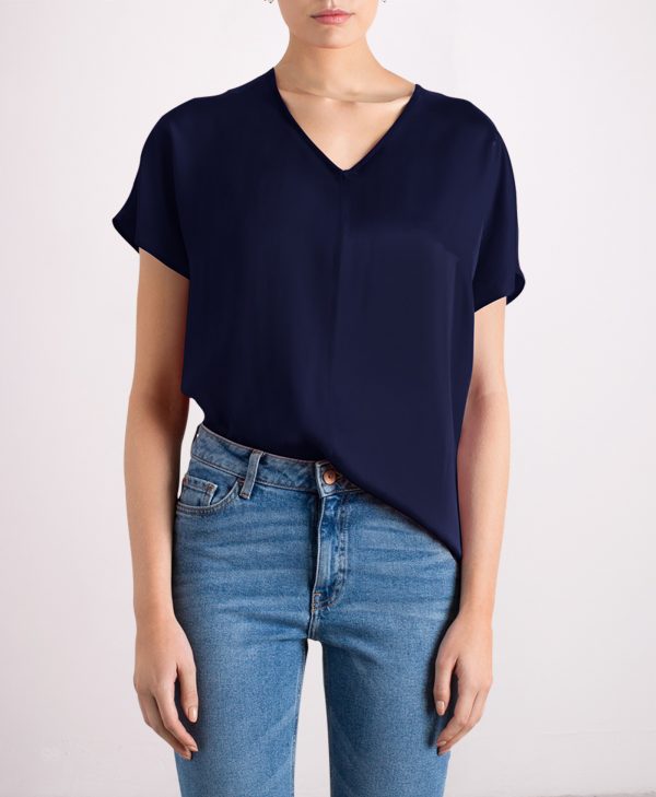 Navy blue top